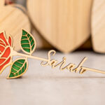 Custom Hand Painted Rose